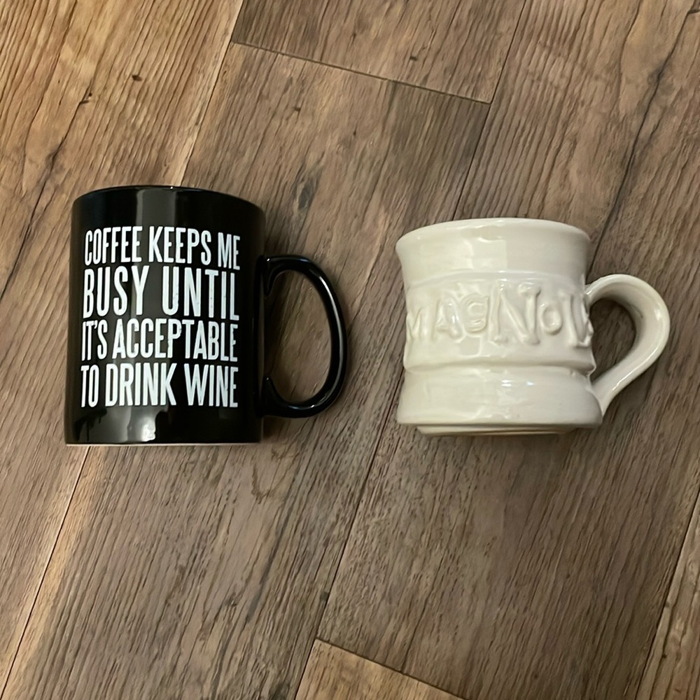 Coffee cups- Magnolia & Boutique brand- New, No Tags